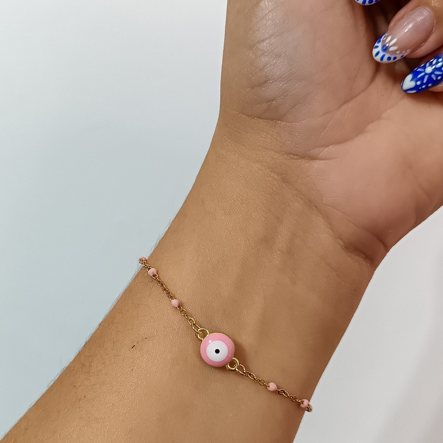 PULSERA OJO TURCO DE ACERO