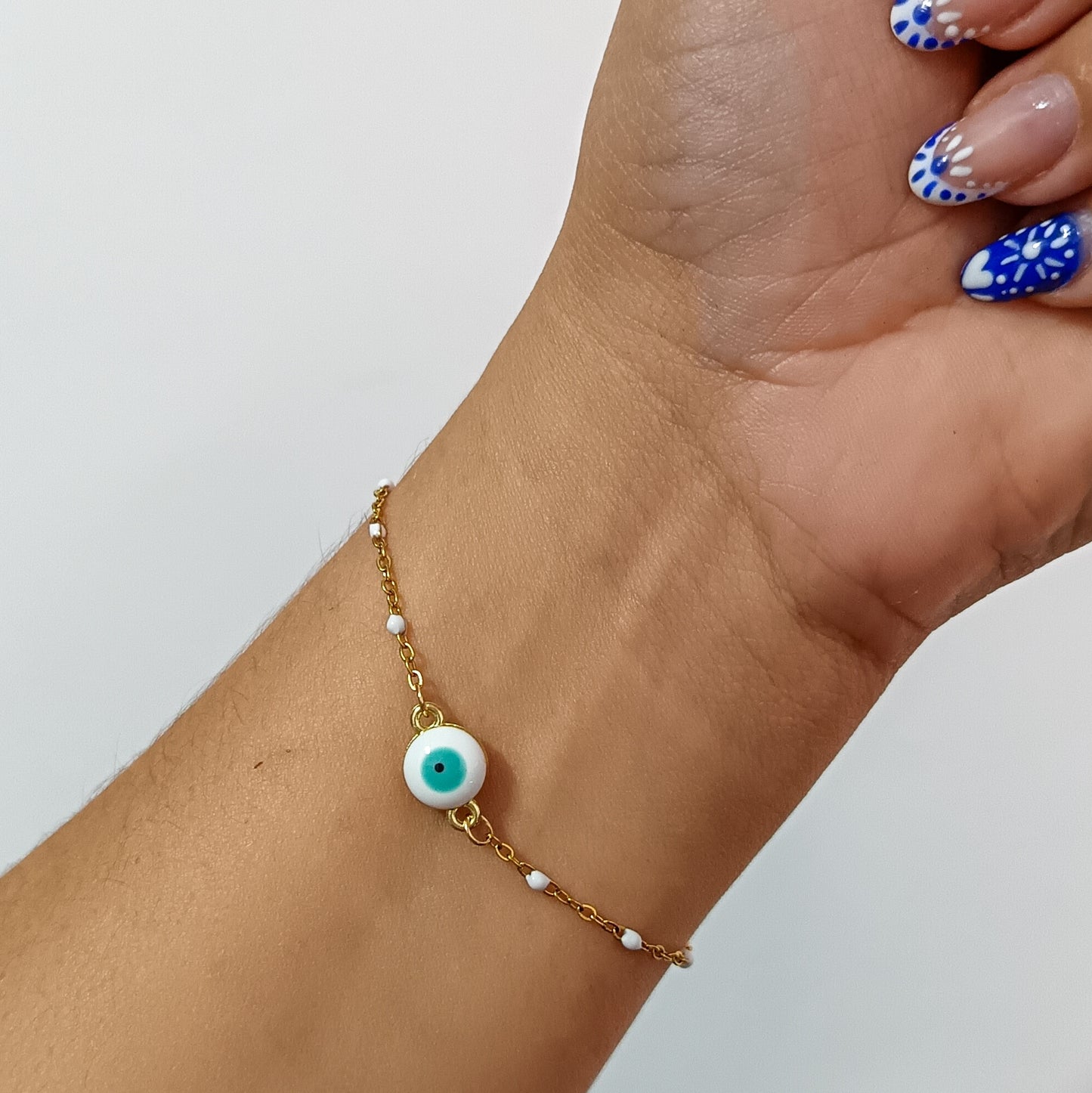 PULSERA OJO TURCO DE ACERO